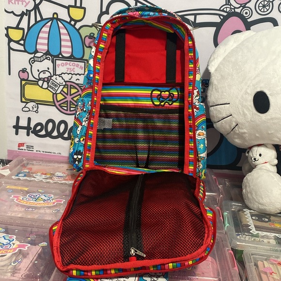 NWT Tokidoki Hello Kitty Sanrio JUJUBE Rainbow Dreams be right back backpack - Picture 8 of 8